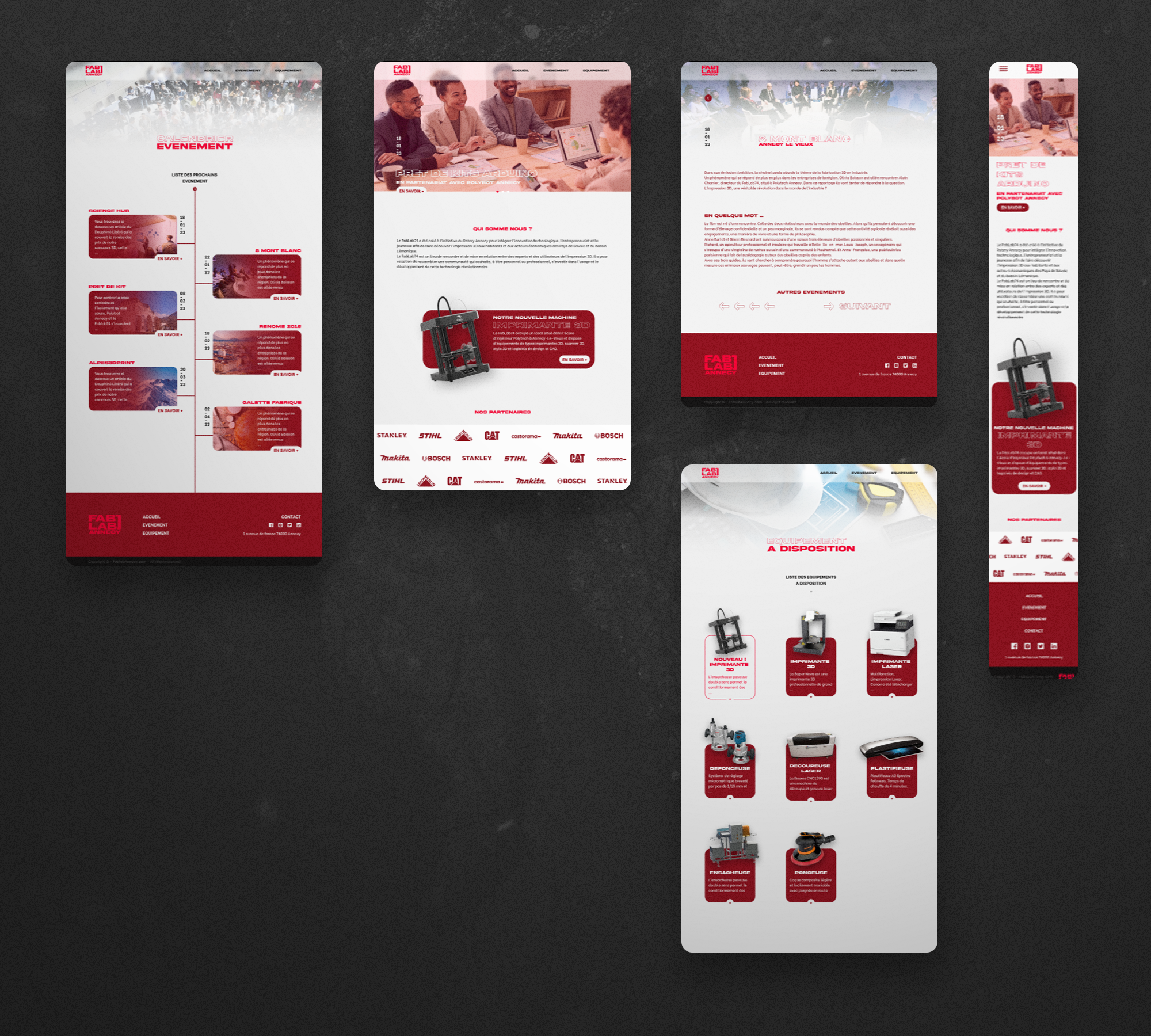 Fab Lab — déclinaisons web