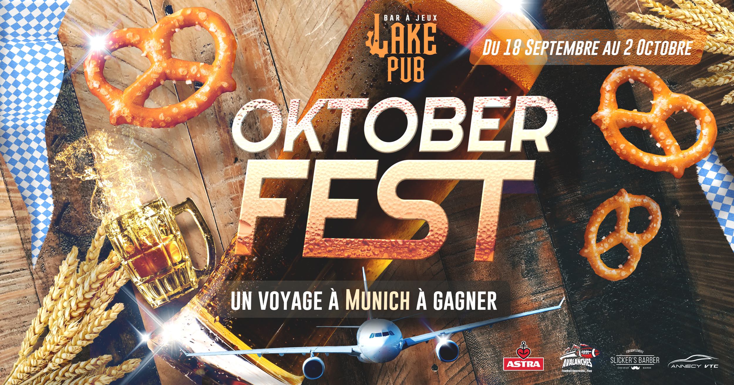 Lake Pub — affiche Oktoberfest